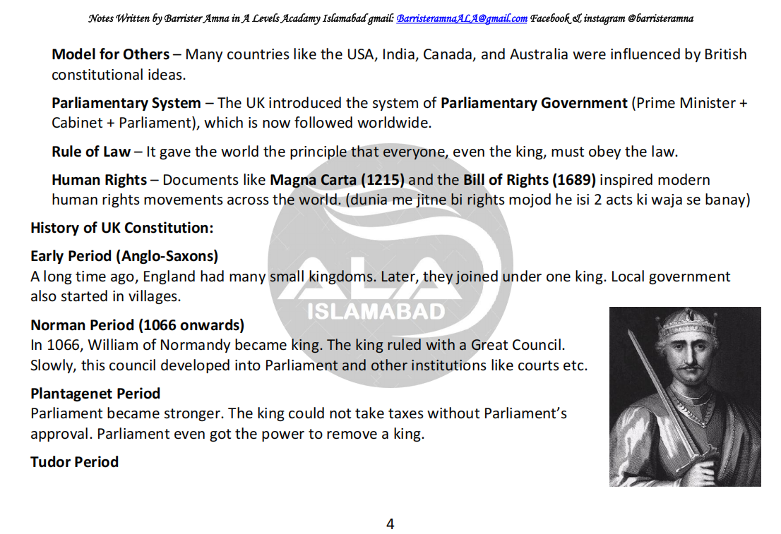 UK CONSTITUTION