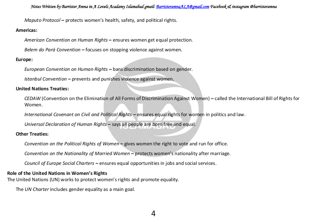 Human Rights LLB Part 2 (Annual 5 years)