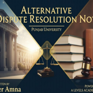 Alternative Dispute Resolution (ADR) Part 2 Annual 5 Years