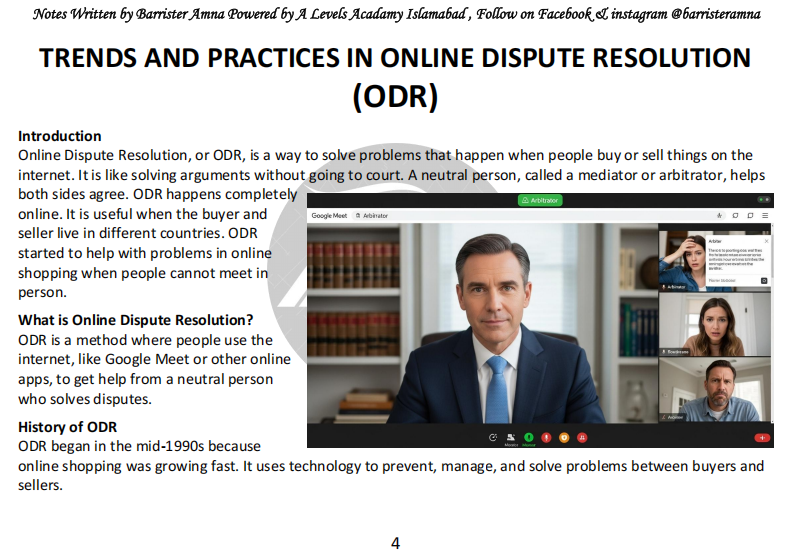 Alternative Dispute Resolution (ADR) Part 2 Annual 5 Years