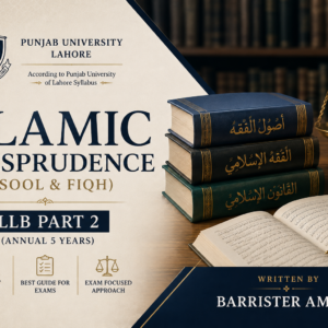 Islamic Jurisprudence LLB Part 2 (Annual 5 years)