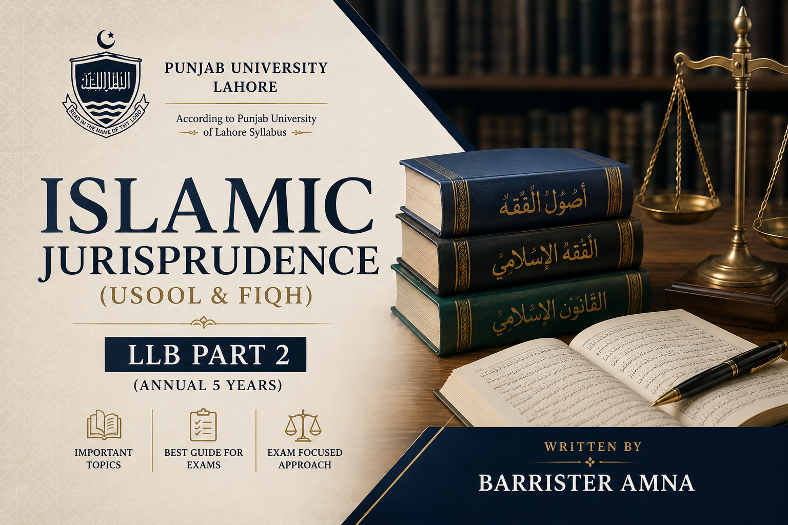 Islamic Jurisprudence LLB Part 2 (Annual 5 years)