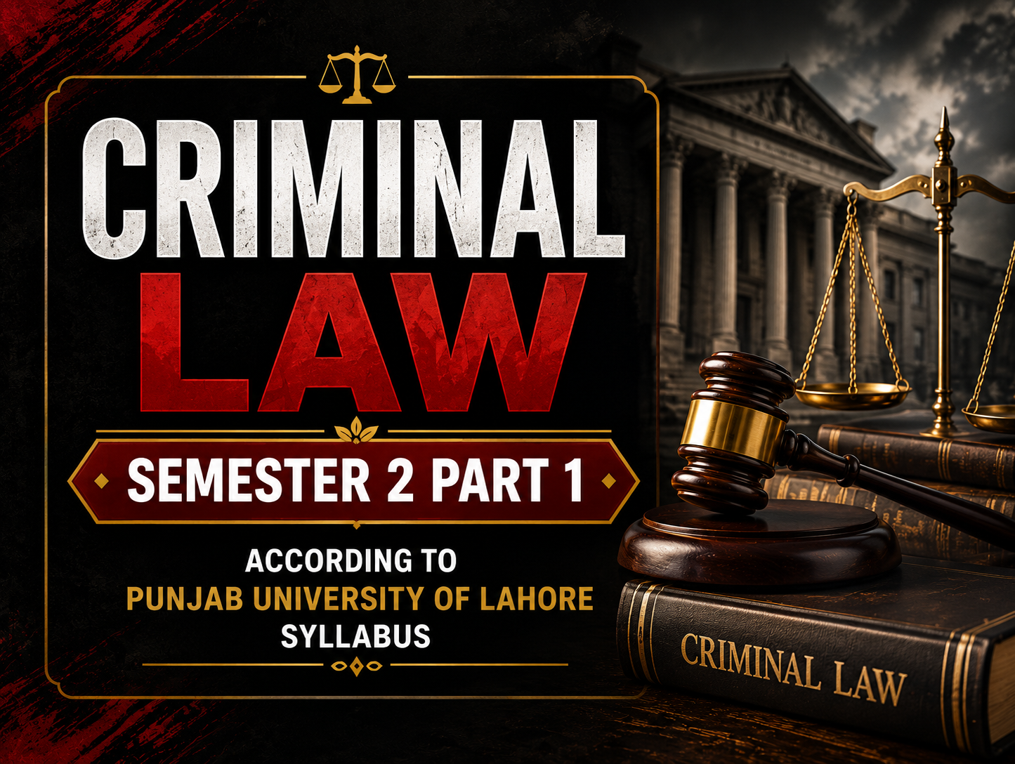 Criminal Law Semester 2 Part 1