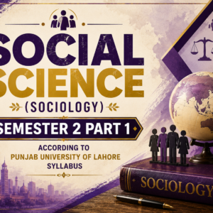 Social Science (Sociology) Semester 2 Part 1