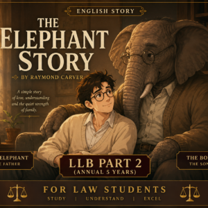 The Elephant Story by Raymond Carver (English Story) LLB Part 2 (Annual 5 years)