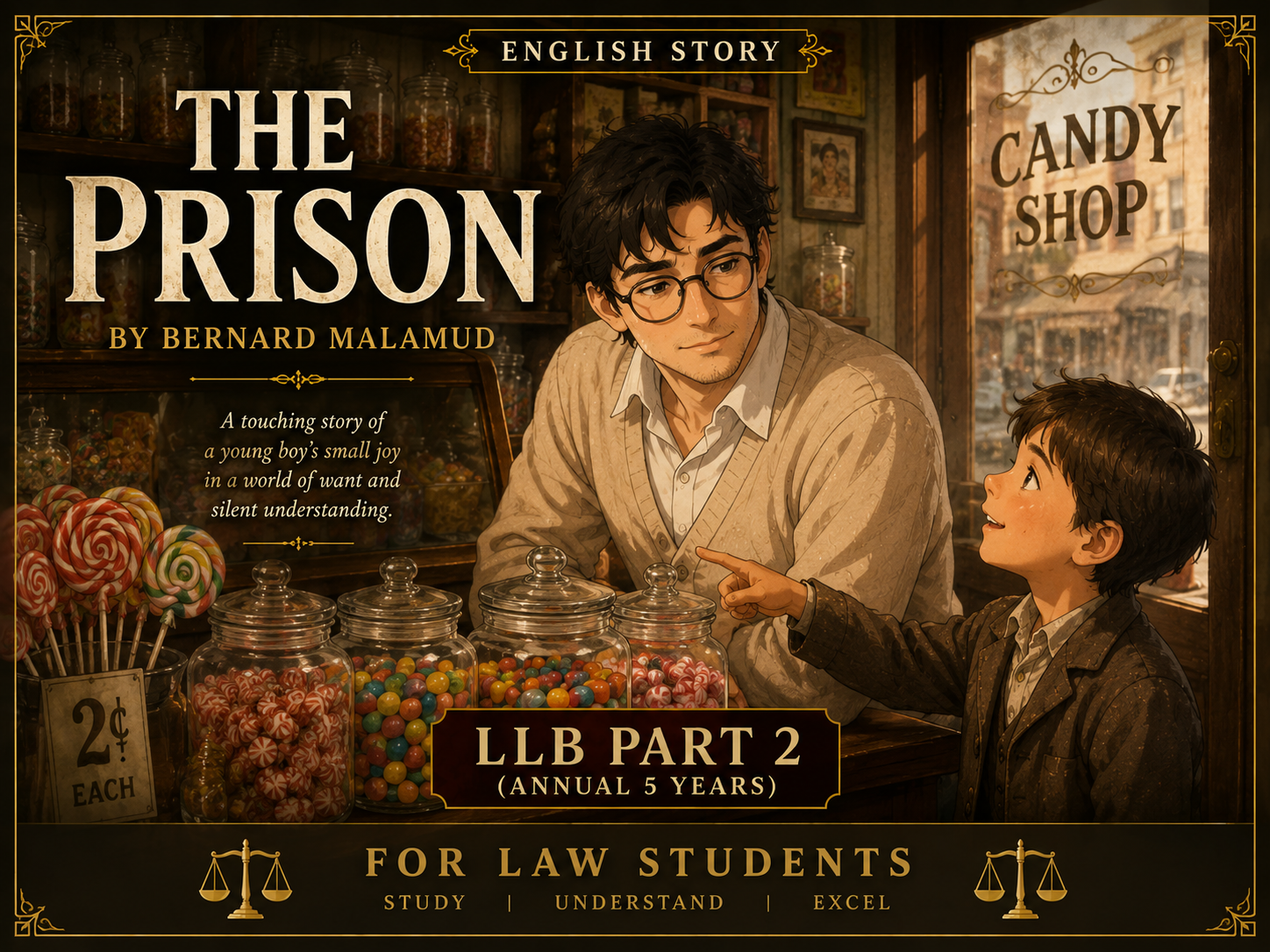 The Prison By Bernard Malamud (English Story) LLB Part 2 (Annual 5 years)