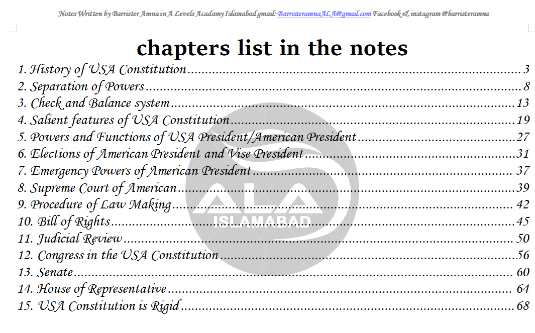 USA Constitution Part 2 (Annual 5 years)